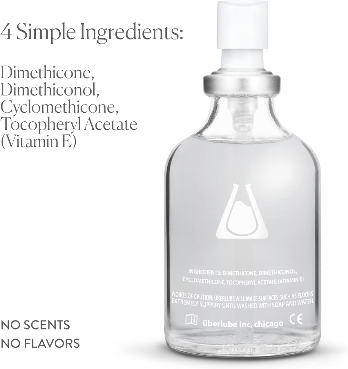 Uberlube Premium Silicone Lube - Unscented and Ultra Smooth
