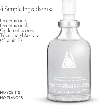 Uberlube Premium Silicone Lube - Unscented and Ultra Smooth